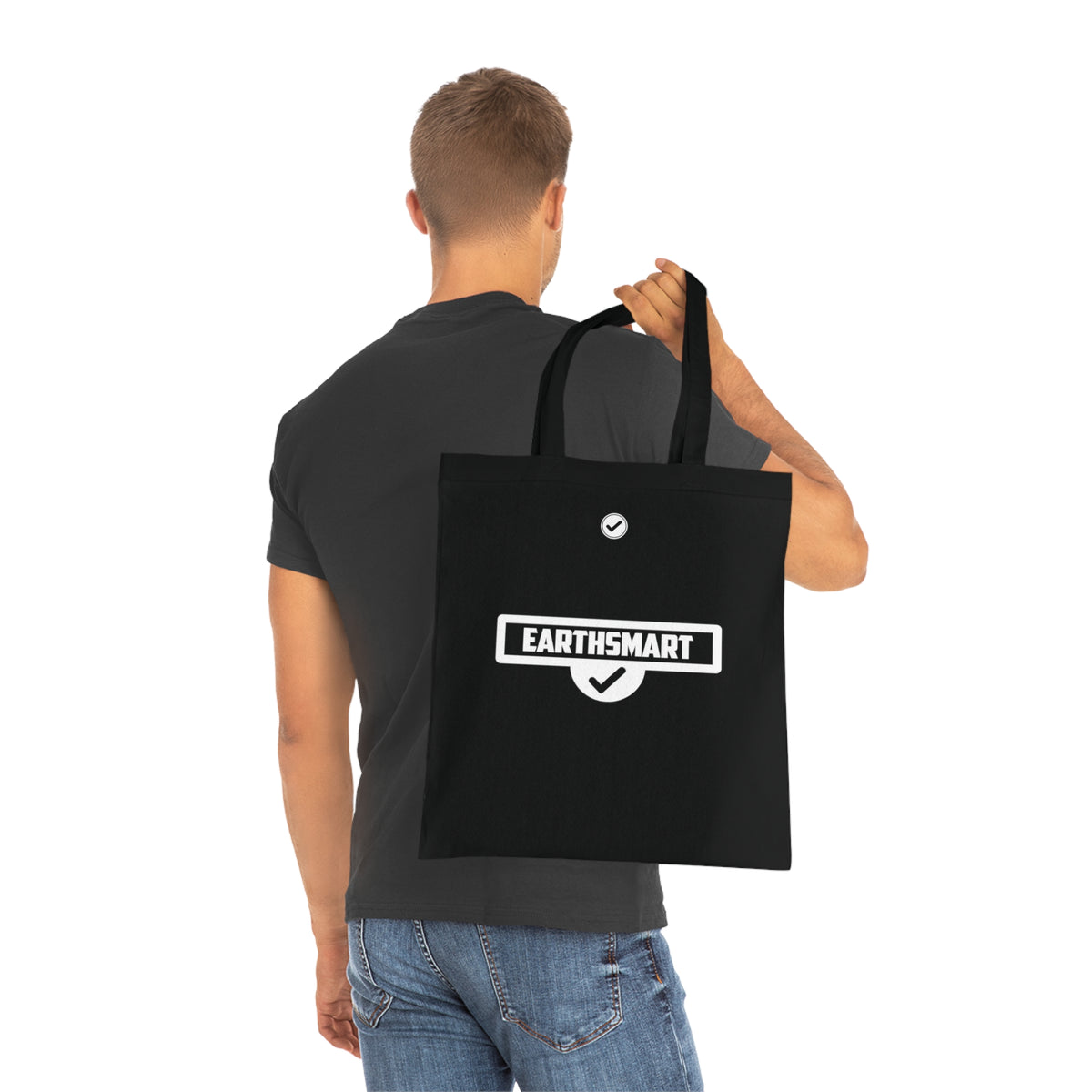 EARTHSMART 'ICONIC' LOGO' TOTE BAG (Limited edition, polar white logo).— (38cm x 42cm).
