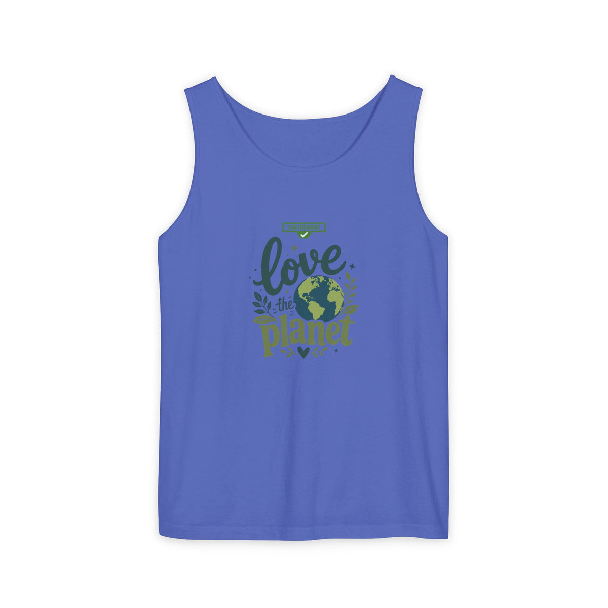 EARTHSMART Classic Tank top — Love the Planet - 100% cotton -  Eco Friendly.