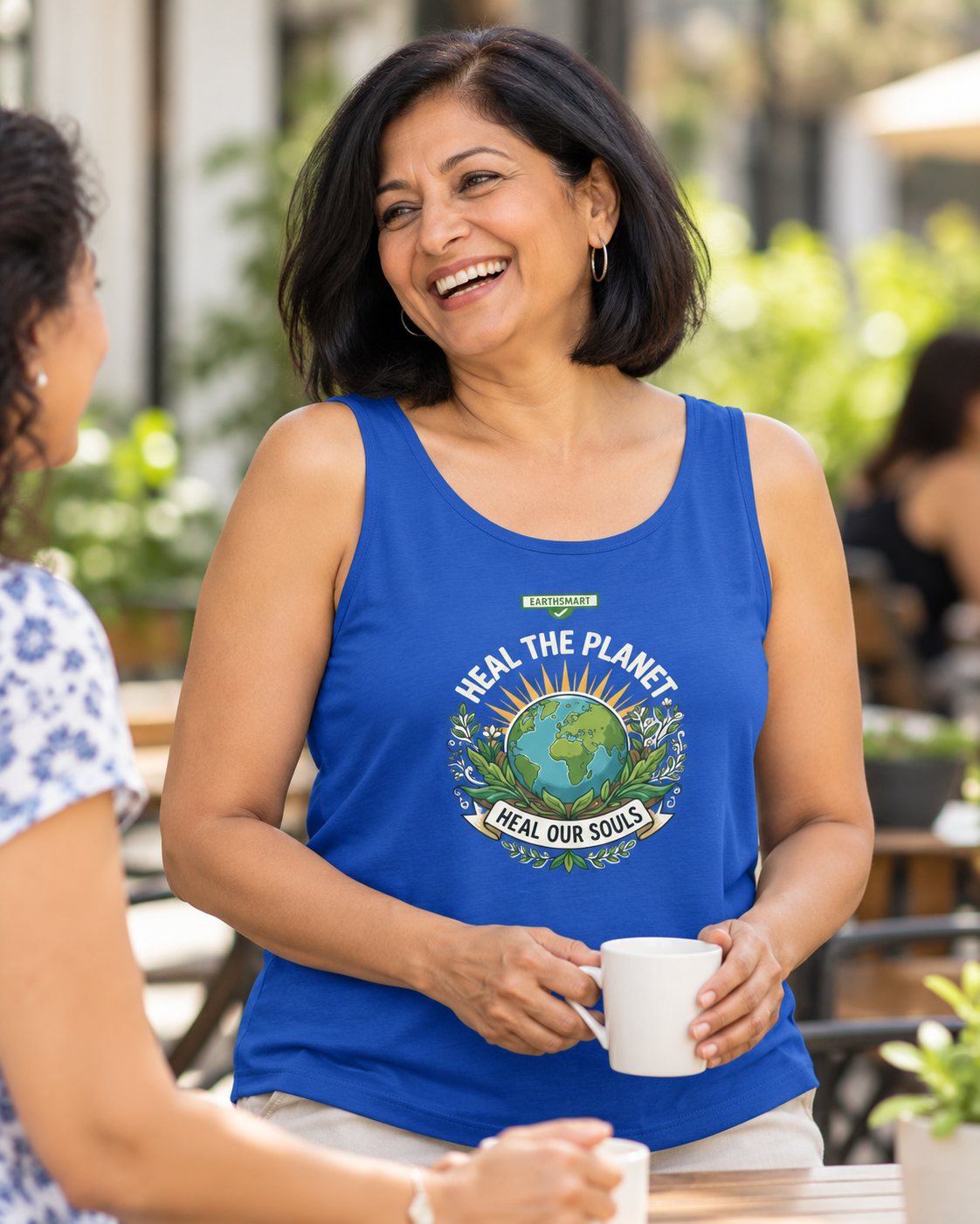 EARTHSMART Classic Tank top — Heal the planet, heal our souls - 100% cotton -  Eco Friendly.