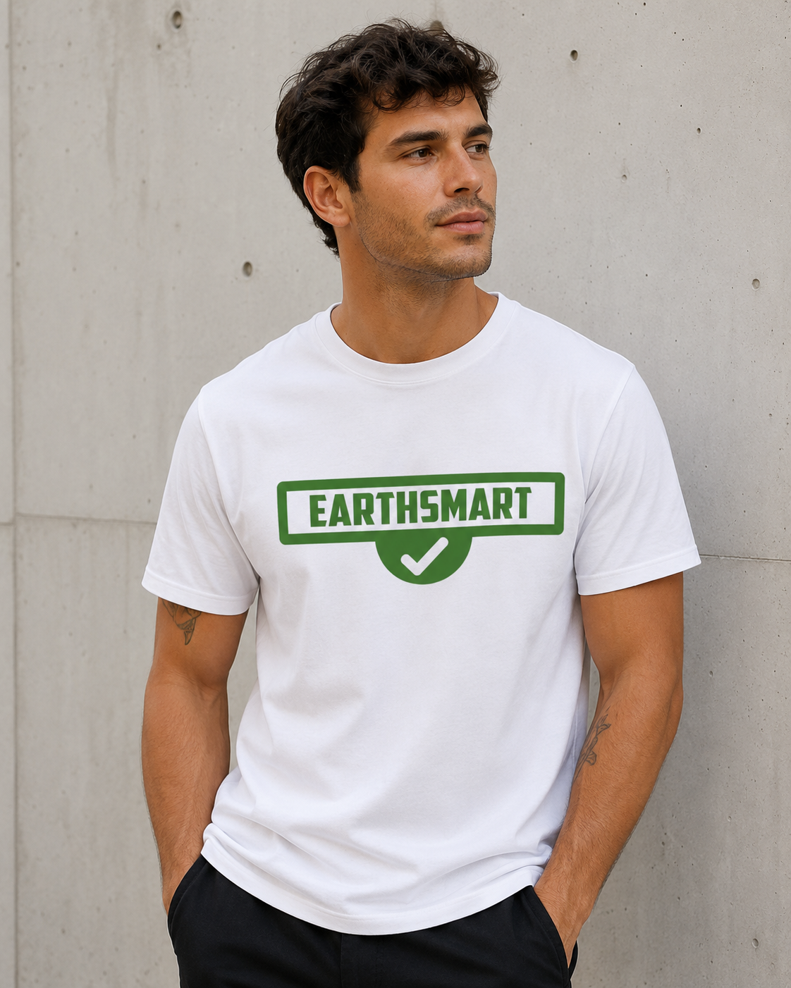Earthsmart 'ICONIC' logo - Organic 100% cotton, T shirt.