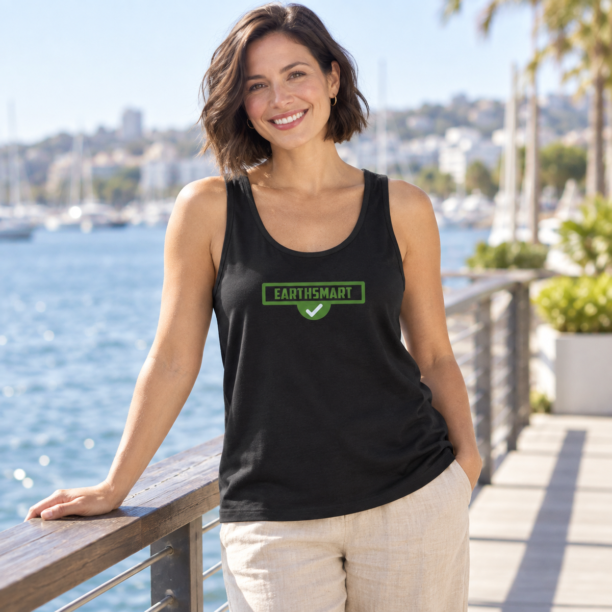 Earthsmart Tank Top - ICONIC LOGO— Eco-Friendly - 100% Cotton.