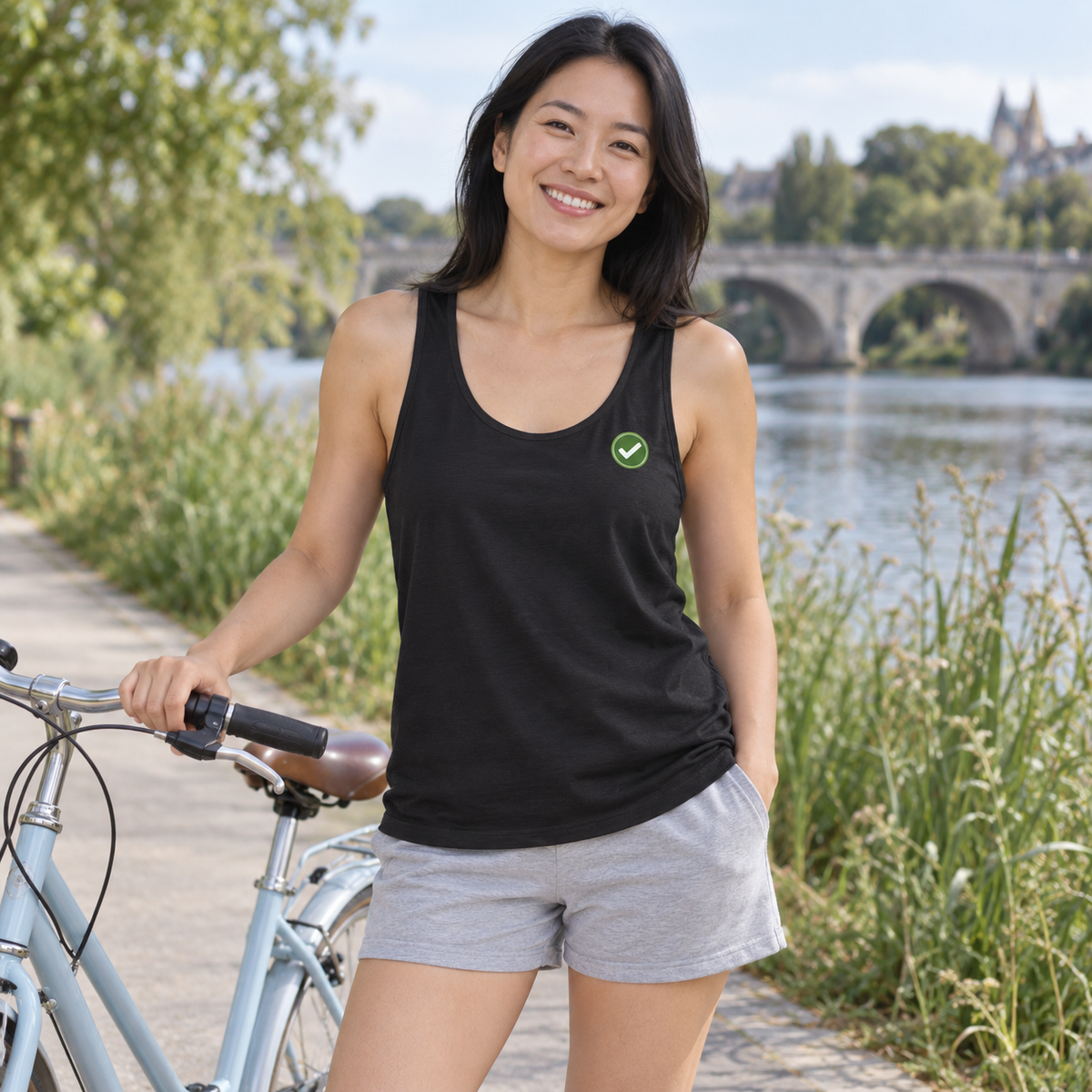 Earthsmart Tank Top - ICONIC Emblem— Eco-Friendly - 100% Cotton.