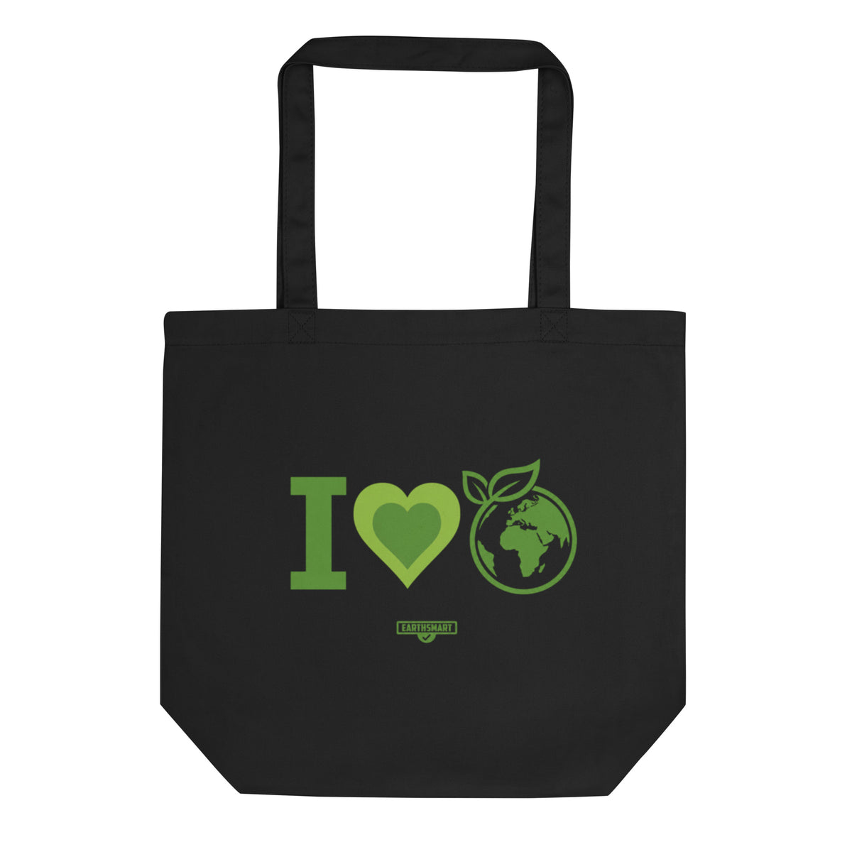 EARTHSMART - I LOVE EARTH (Premium) Eco Tote Bag.