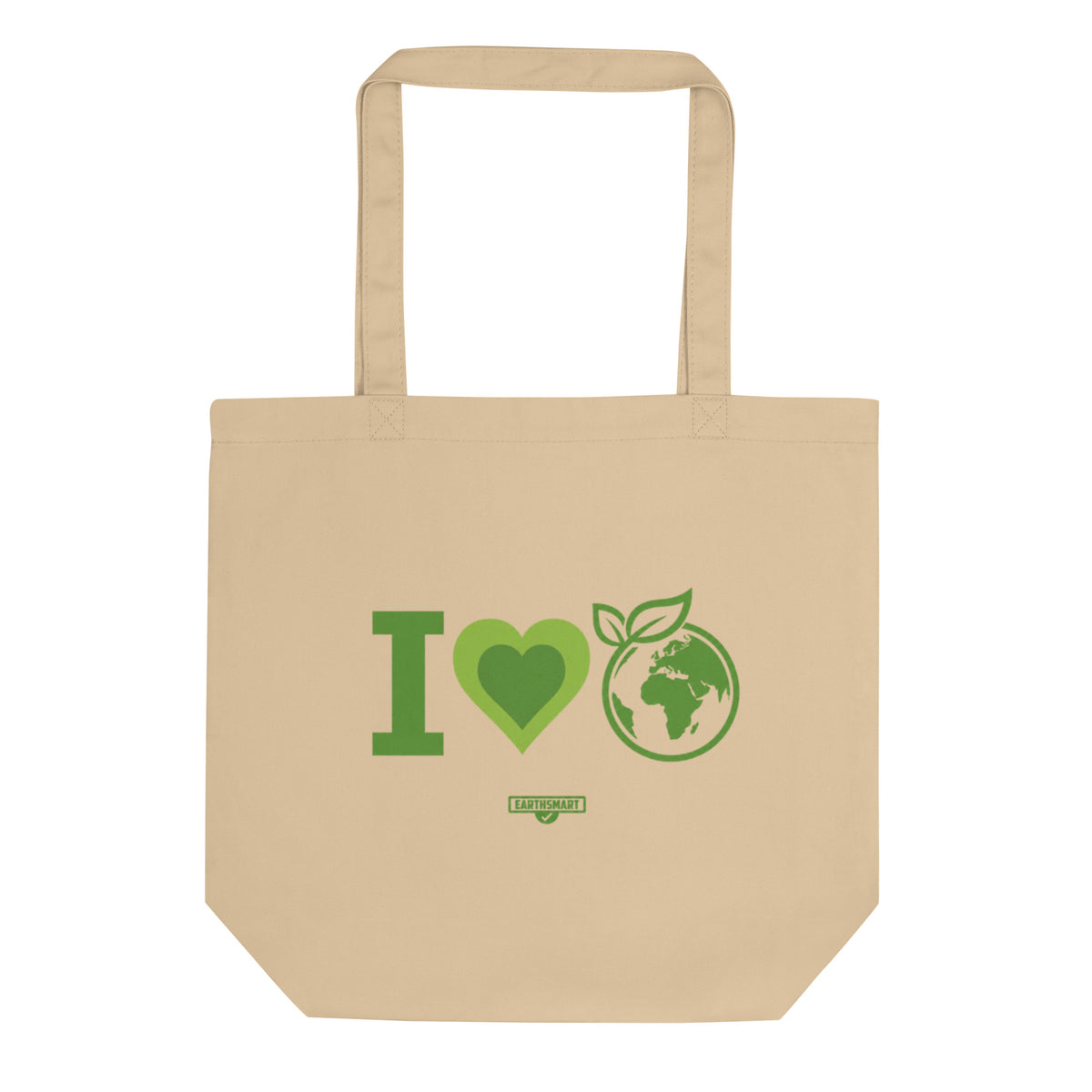 EARTHSMART - I LOVE EARTH (Premium) Eco Tote Bag.