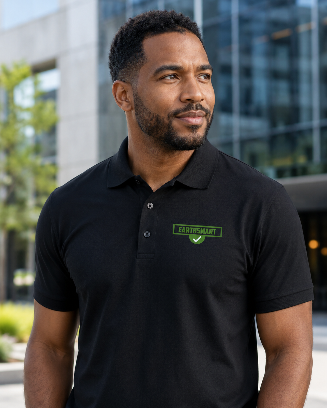 Earthsmart 'Iconic' logo Polo - Pique-Cotton / Organically Grown Cotton.