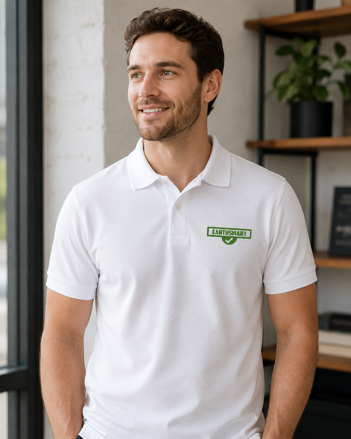 Earthsmart 'Iconic' logo Polo - Pique-Cotton / Organically Grown Cotton.